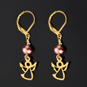 گوشواره طلای کم اجرت  18 عیار زنانه مدل hf500
